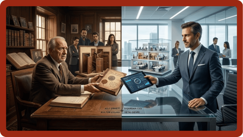 aile şirketinde dışarıdan genel müdür ve yetki devri süreci