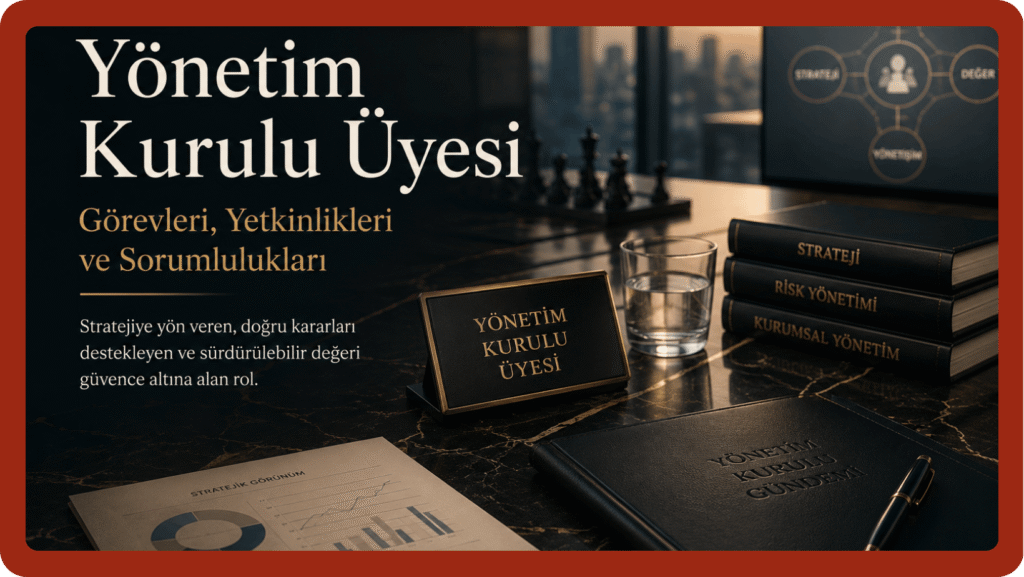 Yönetim kurulu üyesinin görevleri, yetkinlikleri ve sorumlulukları